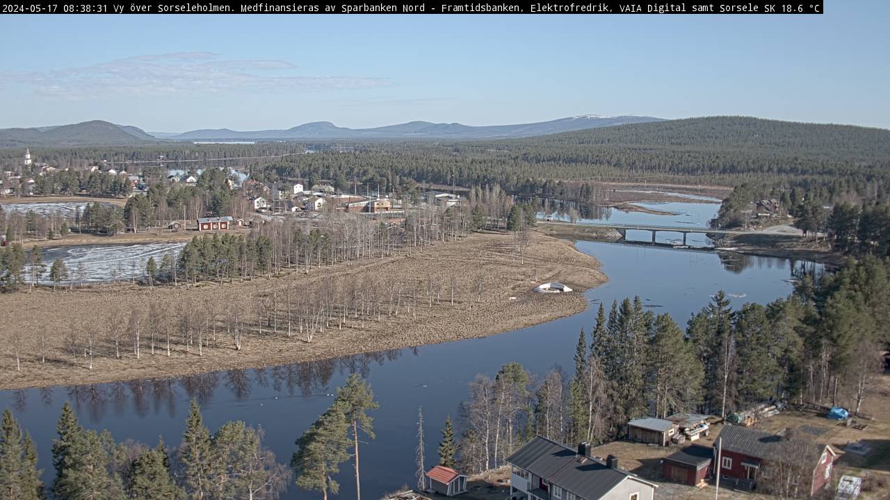 Webcam Sorsele, Sorsele, Lappland, Schweden